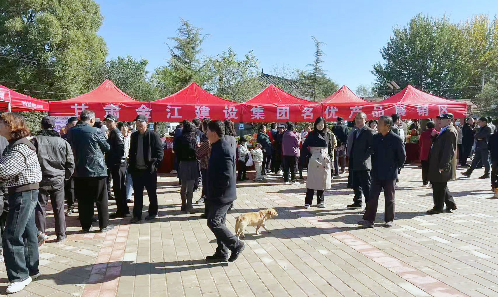 10.22寶馬紙業、副食公司、中北公司、國肽酒業公司參加荔堡鎮南關村黨群服務中心落成暨民俗文化節展銷活動.jpg